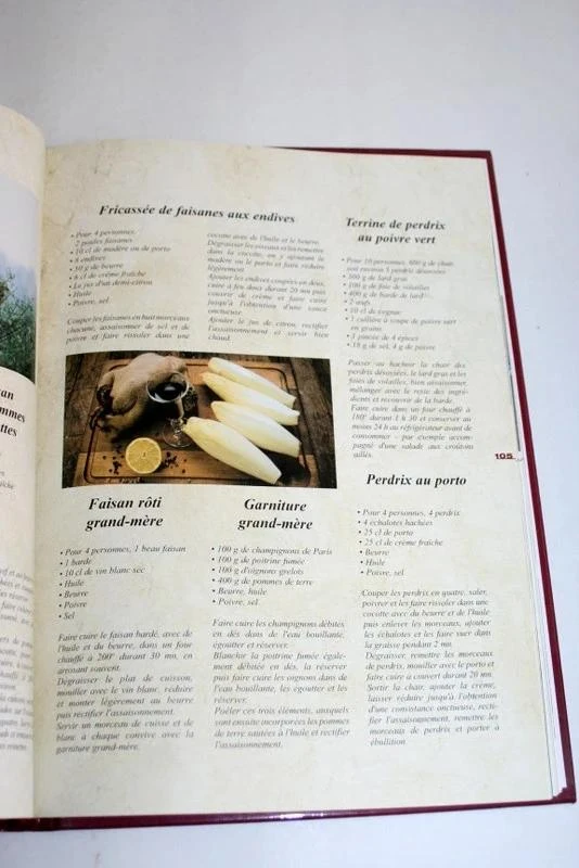 Livro de receitas "Maravilhas para a mesa de Côte-d'or" de J.Berton – photo 8